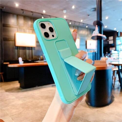 Luxury Wrist Strap Case For iPhone 12 11 Pro Max XS X XR 7 8 6 6S Plus 8Plus SE 2020 Phone Magnetic Covers With Stand Sit Holder