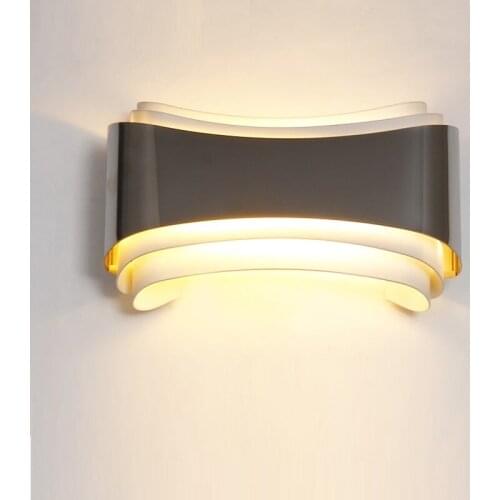 Modern led wall lights for bedroom study room Stainless steel+Hardware 5W home decoration wall lamp free shipping