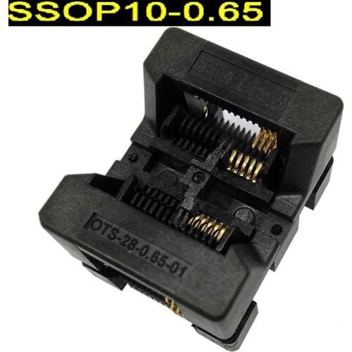 SSOP10 aging seat TSSOP10 programming seat test seat pin pitch 1.27mm