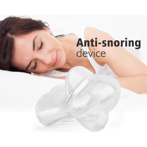 Tongue Retaining Device Silicone Snore Solution Aid Sleeve Sleep Breathing Apnea Night Guard Stop Snore Health Care