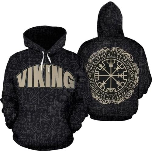 Viking Magical Runic Compass Vegvisir 3D Printed Hoodies Fashion Pullover Men For Women Sweatshirts Sweater Cosplay Costumes