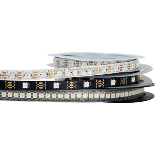 1M5M WS2812B Led Strip Light Smart Driver Chip SMD5050 Programming Waterproof Addressable Smart Led Strip 30/60/144leds