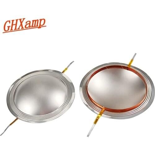 Ghxamp 72.2mm Tweeter Voice Coil 72 Core Treble Coil Titanium Film Copper Clad Aluminum Round Wire For Stage Speakers 2PCS