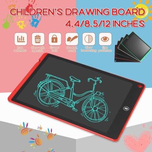 12'' LCD Writing Tablet Digital Graphic Tablet Electronic Handwriting Drawing Pad Paint Board Notepad + Stylus Pen Cell