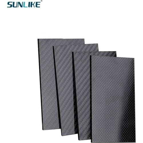 165X 300mm Surface Matte 3K Carbon Fiber Panel Thickness 0.25mm To 6mm Suitable For RC Model