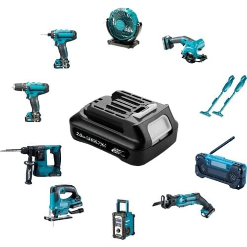 12V 2000/3000mAh Li-ion Replacement Rechargeable Battery Power Tools for Makita BL1021B BL1041B BL1015B BL1020B BL1040B 197402