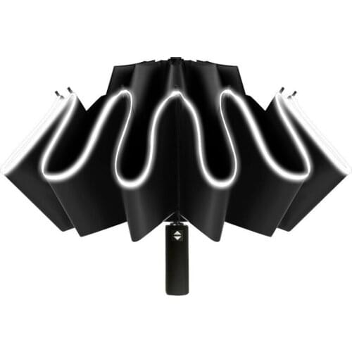 Automatic Umbrella Folding Sun Umbrellas 12K Windproof Rain Big Umbrella Men Women UV Parasol