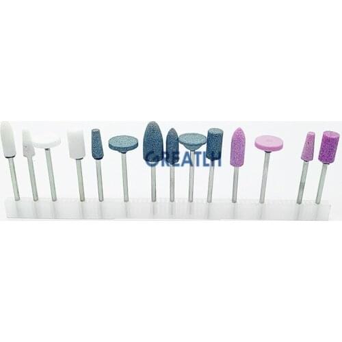 Composite Polishing Dental Lab Burs 2.35mm Shank Dental Drills Dental Gravel Ceramic Burs Fine Stone Polishing Burs