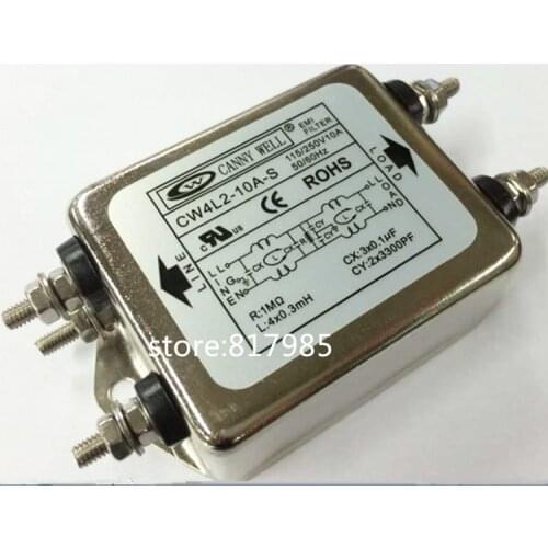 CANNY WELL EMI power filter CW4L2-10A -S Dual Filter Purifier AC220V power line filter