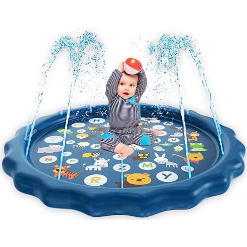 Kids Outdoor Spray Water Cushion PVC Inflatable Sprinklers Water Toys Mat Summer Games Beach Lawn Sprinkler Pads Dropshipping