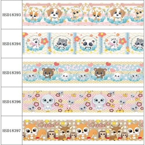 HSDRibbon free shipping 3" 75mm heat transfer printed hsd-design series Grosgrain Ribbon 50Yards/Roll