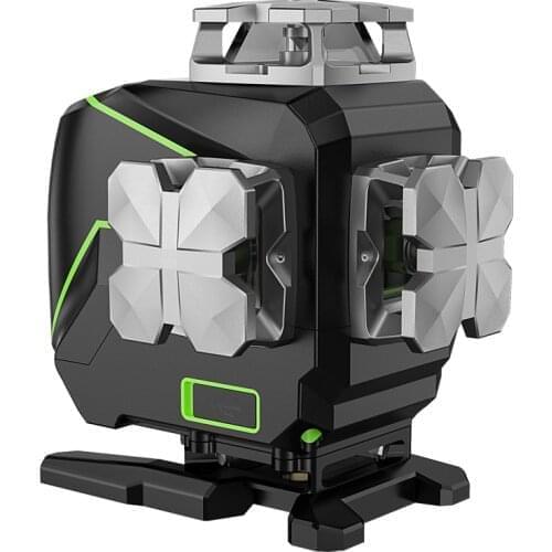 Huepar S04CG 16 lines 4D Cross Line Laser Level Bluetooth & Remote Control Functions Green Beam Lines With Hard Carry Case