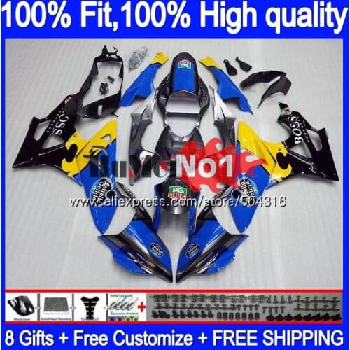 Injection For BMW S 1000RR 1000 RR 32MC.3 S1000 RR 2009 2010 2011 2012 2013 2014 S1000RR 09 10 11 12 13 14 Fairing blue yellow