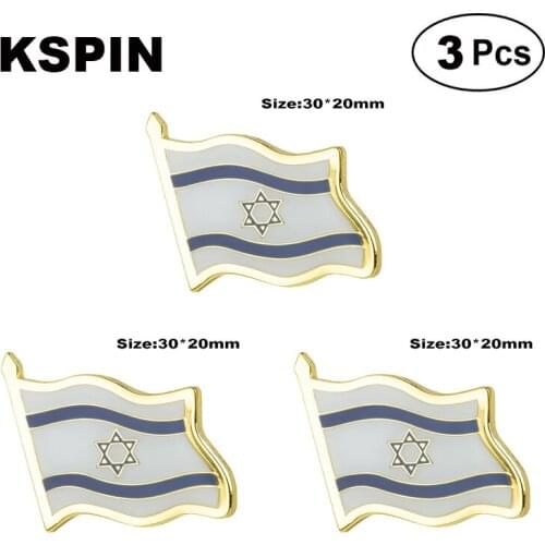 Israel Flag Lapel Pin Brooches Pins Flag badge Brooch Badges