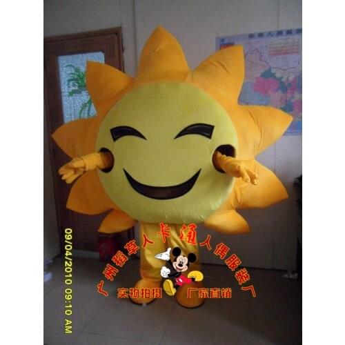 Sun flower mascot costume cartoon doll costume walking doll props cos costume Halloween Christmas Party Masquerade Anime Shows