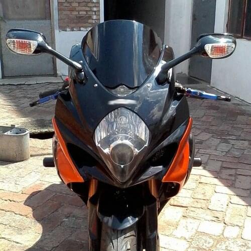 Motorcycle ABS Plastics Black WindScreen Windshield Deflector For 2007-2008 Suzuki GSXR1000 GSXR 1000 K7 07 08 Free Shipping