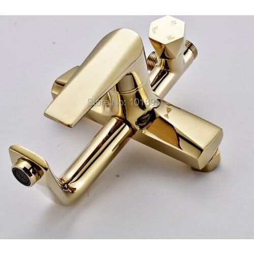 L16817 Wall Mounted Chrome Finishing Brass Material Exposed Shower Mixer