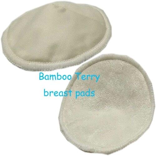 Organic Bamboo Nursing Pads Breastfeeding Reusable Hypoallergenic Washable Waterproof super soft by Naughtybaby 10 pairs/lots