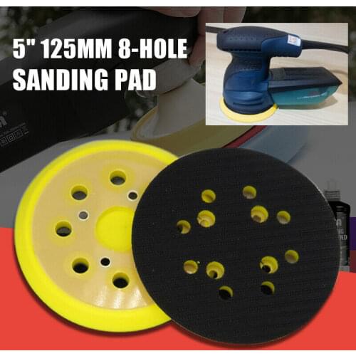 5" 125mm 8 Holes Polishing Pad Polishing Pad Random Orbital Sander