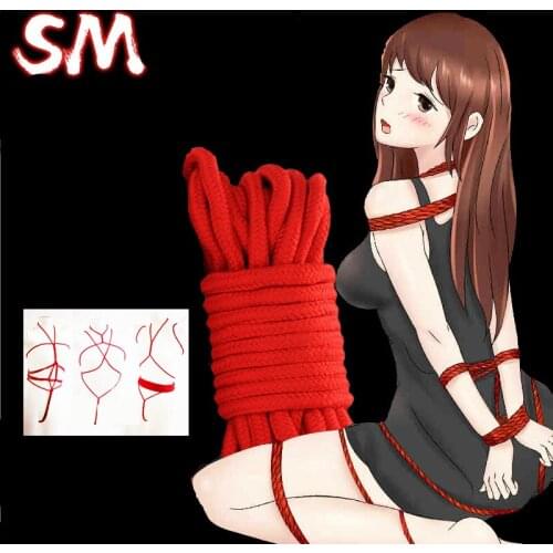 Sex Toys Soft Cotton Rope For Female Adult Games Binding Rope Role-Playing 20 m/10 m/5 m Couple Sex Product Slaves BDSM Bondage