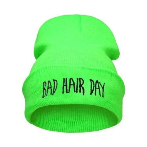 Beanies Hat Men Women Gorros NeonYellow Hip-hop hat Cute hats women Skullies Bonnets wholesale Fashion Knit Autumn Winter Hat