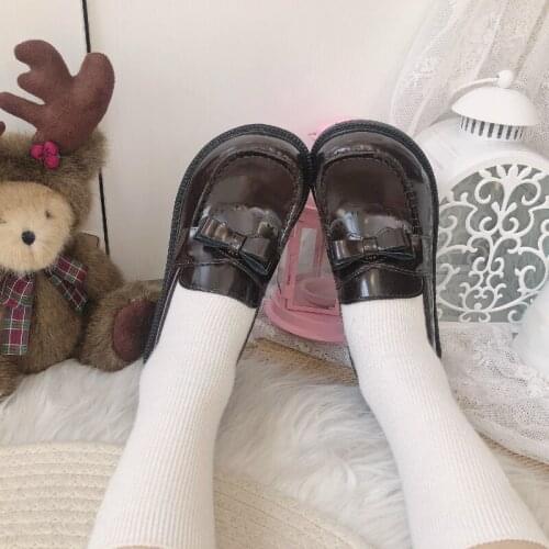 College School Student Sweet Girls Female Cosplay Kawaii Tea Party Japanese Cute Anime Lolita Shoes Harajuku Jk Uniform Shoes