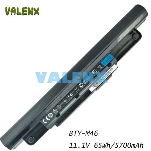 Replacement laptop battery for MSI GE40 X460 X460DX BTY-M46 X-slim Notebook Battery