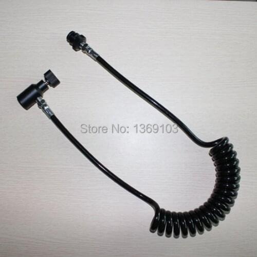 AIRSOFT NEW Paintball Coiled Remote Hose Thick Air Line 2.5M FREE SHIPPING