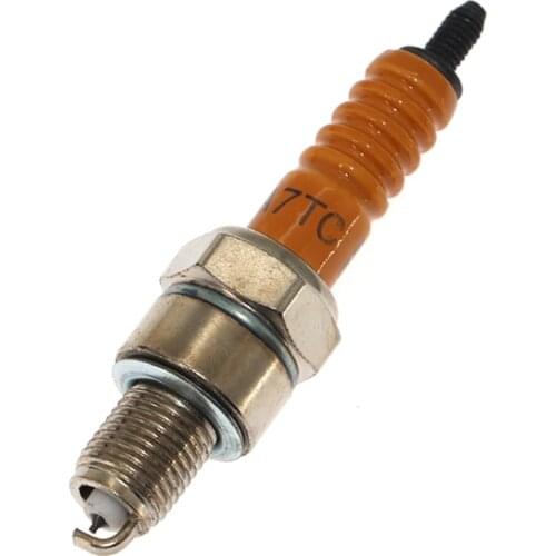 Spark Plug A7TC 10mm Fit for Dirt Bike Moped GY6 50cc 70cc 90cc 125cc 150cc Scooter ATV