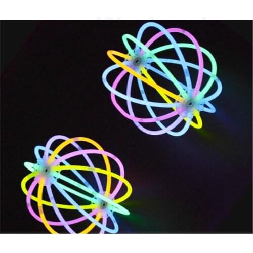 10Pcs Party Supplies Mix Color Glow Stick Safe Light Stick Necklace Bracelets Fluorescent Concert Decor Colorful Bright Lights