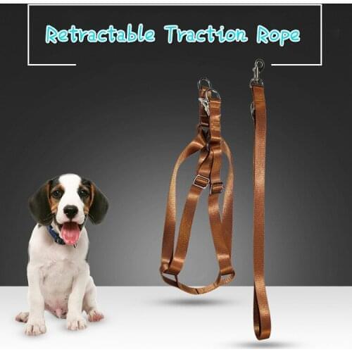 Pet Supplies Dog Leash Adjustable Iron Buckle Nylon Medium and Large Dog Traction Rope Samoyed Labrador Border Collie Outdoor