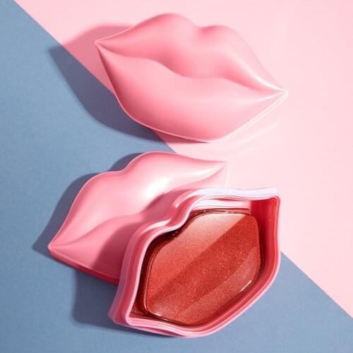 Hydrating Moisturizing Lip Mask Anti-drying Lip Care 20Pcs Lines Lightening Lip Rose Lip Mask