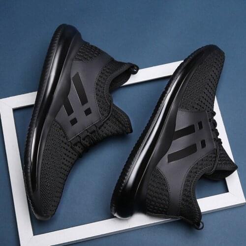 Vanmie Men Sneakers 2021 Men Shoes Casual White Sneakers Men Shoes Black Elevator 6 cm Invisible Height Increasing Shoes Casual