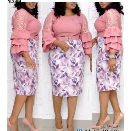 African Dresses For Women Dashiki Print Africa Clothing Ankara Dresses Elegant Ladies Dress Clothes Robe Africaine Femme 2019