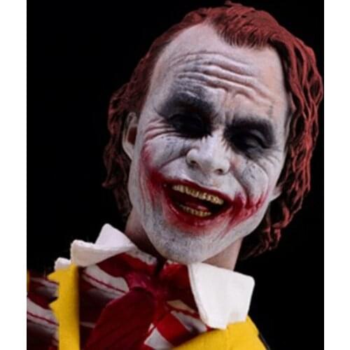 1:6 Scale Male Night King Ghost Unpainted Head Sculpture Head Sulpt Carving Model For 12inches Male Body Figure