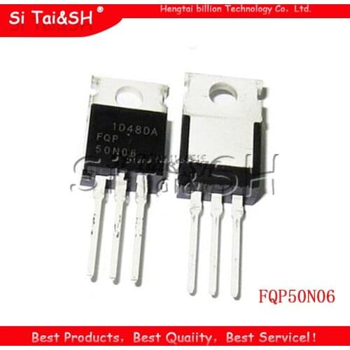 10PCS FQP50N06 TO220 50N06 TO-220