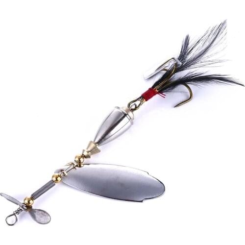 11g Spinner Fishing Lures Trout Spoon Wobbers CrankBait Bass Carp Fishing Jig Metal Pesca Isca Artificial Hard Baits