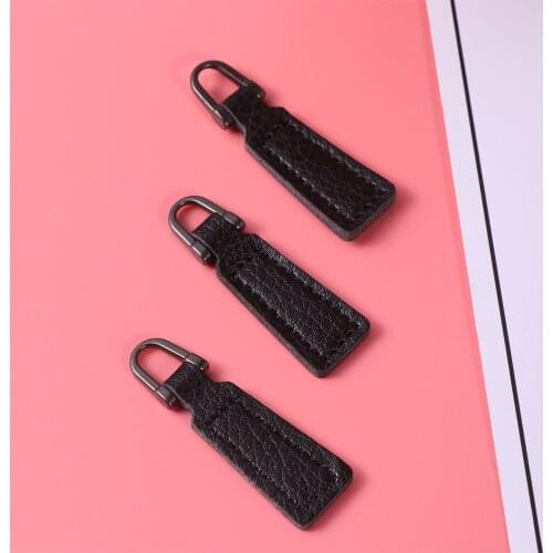 20PCS Zipper Pullers DIY Luggage Clothing Accessories PU Zipper Pulls Bags Suitcases Zipper Head Universal Zipper Heads for Stor