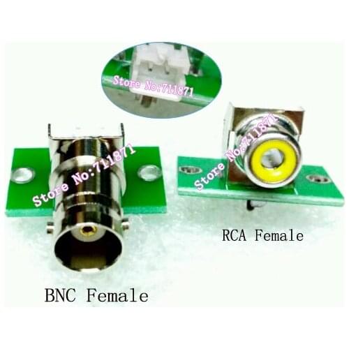 2P to BNC RCA Connector Socket RCA BNC Female Welding plug LCD accessories Control Board BNC RCA Extension connector adapter