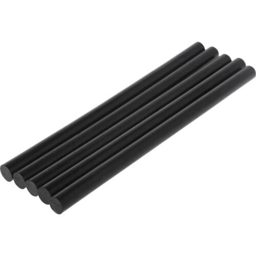 5pcs Hot Melt Glue Stick Black High Adhesive 11mm For DIY Craft Toys Repair Tool M17E