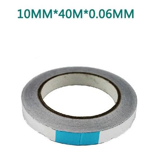 5pcs/lot Heatshield Tape 10mm*40m Slivery BGA Aluminum Foil Tape High Temperature Tape