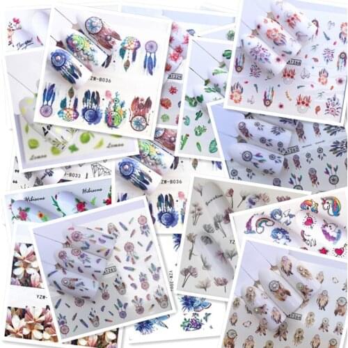 5Pcs Nail Art Decorations Black Stickers Manicure Brand Nail Sticker Self-adhesive DIY Decals Tips Gold Nail Art Stickers Decals