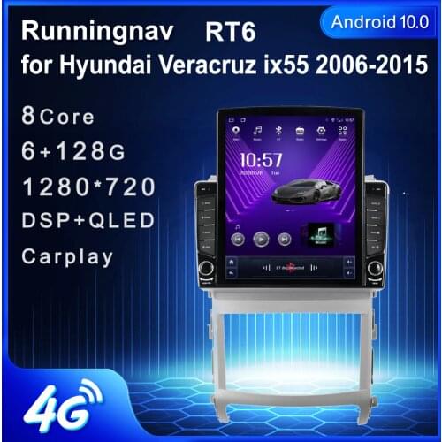 9.7" Android 10.1 For Hyundai Veracruz ix55 2006-2015 Tesla Type Car Radio Multimedia Video Player Navigation GPS