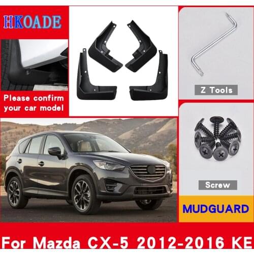 Car Mud Flaps For Mazda CX-5 2016~2012 MK1 KE CX5 CX 5 2013-2015 Mudguards Splash Guards Fender Mudflaps Car Fender Accessories