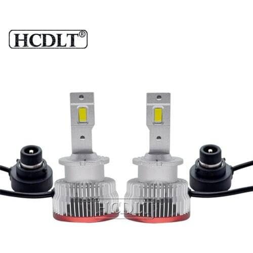 HCDLT 2PCS Car Light LED D2S Auto Headlight LED Bulbs Replacement Original HID Ballast 6000K White 70W D2S D2R D4R D4S LED Light
