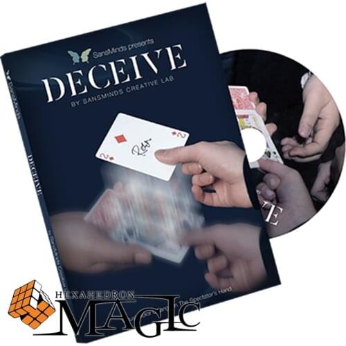 Free shipping! Deceive (Gimmick Material Included) by SansMinds Creative Lab close up Street mentalism Classic card magic tricks