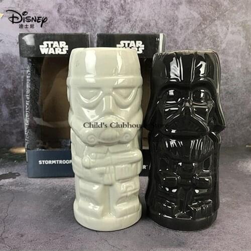 Kid Childrens Breakfast Cup Star Wars Mug Office Without Handle Ceramic Cup Beverage Household Cup Disney Cartoon Cup