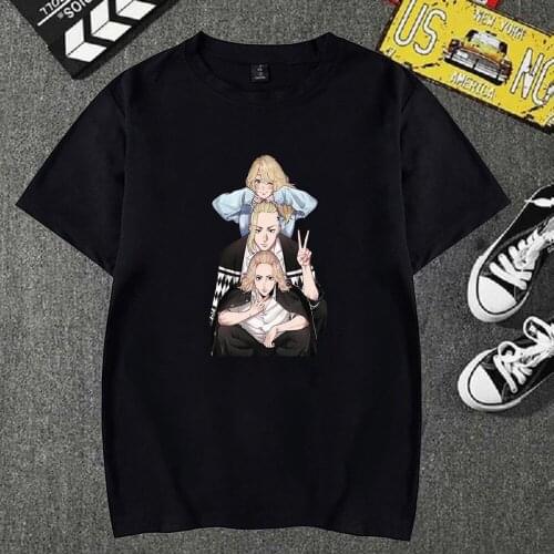 Hot Tokyo Revengers Funny Graphic Female Anime T Shirt Casual Unisex Tees
