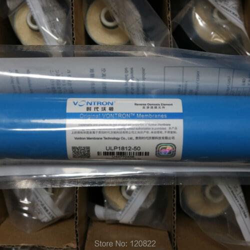 Vontron ULP1812-50 RO Membrane Element NSF Reverse Osmosis System 50gpd Water Filter Cartridge 25pcs/ctn