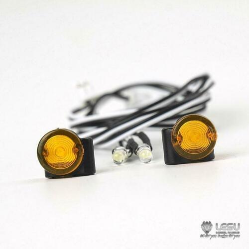 LESU Side Marker Lights for RC 1/14 DIY Tmy Tractor Truck Trailer Model Car TH14145